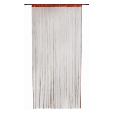 Hnedý záves do dverí 100x200 cm String – Mendola Fabrics
