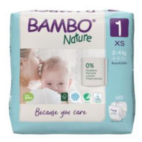 BAMBO Nature Jednorázové plienky 1, 22 ks, pre 2-4 kg