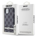 DKNY PU Leather Checkered Pattern and Stripe Apple iPhone 13 DKHCP13MPCPTSSK Black