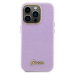 Guess PU Glitter Full Wrapped Zadný Kryt pre iPhone 15 Pro Lilac