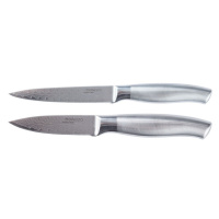 ERNESTO® Kuchynský nôž/Nôž na zeleninu z damascénskej ocele (nože na zeleninu s rukoväťou z nehr