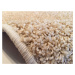 Kusový koberec Color shaggy béžový ovál - 57x120 cm Vopi koberce