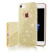 Silikónové puzdro na Apple iPhone 11 Glitter 3in1 zlaté