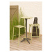 Zelené kovové záhradné barové stoličky v súprave 4 ks Alicante – Ezeis