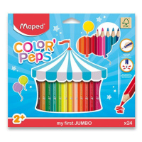 Pastelky Maped Color´Peps Jungle- 24 kusov