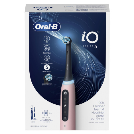 ORAL-B iO 5 Pink Elektrická zubná kefka