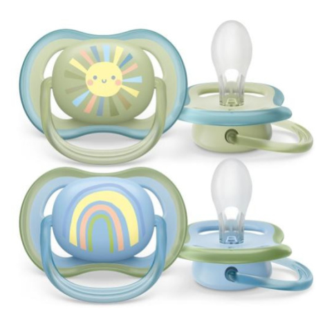 Philips AVENT Cumlík Ultra air obrázok 0-6m chlapec (dúha) 2ks