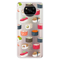 Odolné silikónové puzdro iSaprio - Sushi Pattern - Xiaomi Poco X3 Pro / X3 NFC