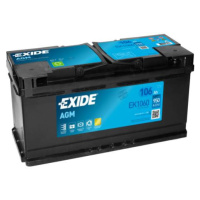 EXIDE AGM 106Ah Autobatéria Start-Stop 12V , 950A EK1060