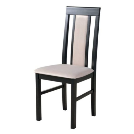 Sconto Jedálenská stolička NILA 2 čierna/béžová Houseland