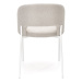 HALMAR K486 jedálenská stolička béžová / biela