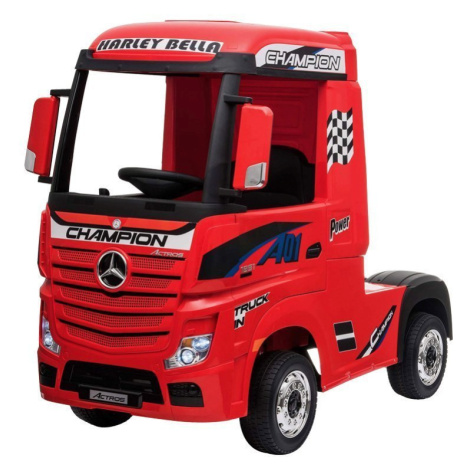 mamido  Elektrické autíčko kamión Mercedes Benz Actros 4x4 červené
