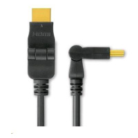 PREMIUMCORD Kábel HDMI 3m High Speed + Ethernet (v1.3), otočné pozlátené konektory