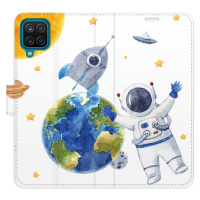 Flipové puzdro iSaprio - Space 06 - Samsung Galaxy A12