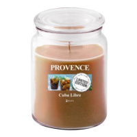 Provence Vonná sviečka v skle PROVENCE 95 hodín cuba libre