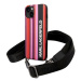 Plastové puzdro Karl Lagerfeld na Apple iPhone 14 KLHCP14SSTSTP Color Stripes Strap ružové