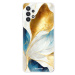 Odolné silikónové puzdro iSaprio - Blue Leaves - Samsung Galaxy A32 5G