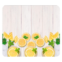 Kryt na stenu pri sporáku z tvrdeného skla 50x56 cm Lemons – Wenko