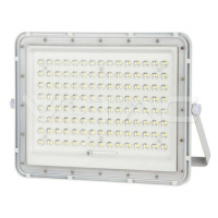 20W LED solárny svetlomet 6400K vymeniteľná batéria 3m drôt biely 1800lm VT-180W (V-TAC)