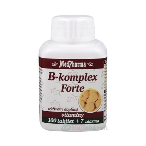 MedPharma B-komplex Forte tablety 100+7 zadarmo