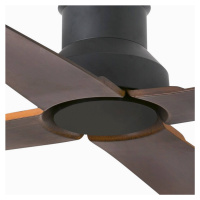 Stropný ventilátor Winche M, IP44, exteriér, wenge