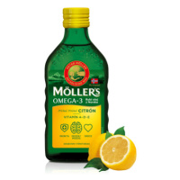 MOLLER´S Omega 3 rybí olej citrónová príchuť 250 ml