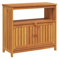 vidaXL ZĂˇhradnĂ˝ konzolovĂ˝ stolĂ­k 80x35x75 cm akĂˇciovĂ© masĂ­vne drevo