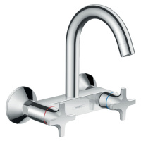 Hansgrohe Logis M32, kuchynská batéria s kohútikmi, chrómová, HAN-71286000