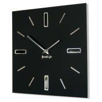 Nástenné hodiny Brilliant Flexistyle z118, 30cm čierna