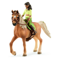 Schleich 42517 Černovláska Sarah a kůň Mystery