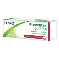 PREVENTAX 100 mg gastrorezistentné tablety 50 kusov