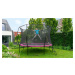 Trampolína s ochrannou sieťou Silhouette trampoline Pink Exit Toys okrúhla priemer 244 cm ružová