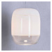 Prandina Gong S3 závesná lampa, biela