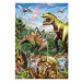 Dino Puzzle neónové Svet dinosaurov 100 XL dielikov