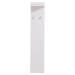 Sconto Predsieňový panel BARNEY CIV 390 biela/biela vysoký lesk