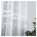 Biela žakarová záclona BASTIA 270x160 cm