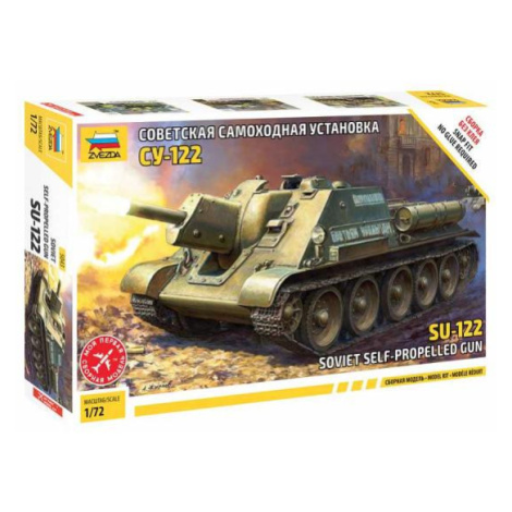 Model Kit tank 5043 - SU-122 Soviet Tank Destroyer (1:72) Zvezda