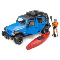 Bruder 02529 Jeep Wrangler RubiconUnlimited s kajakom a figúrkou