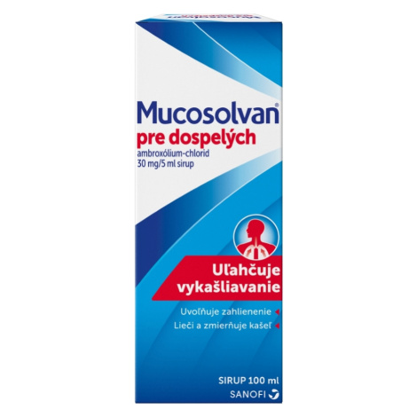 MUCOSOLVAN pre dospelých 30 mg/5 ml sirup 100 ml