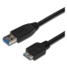 PremiumCord kábel USB A 3.0-Micro USB B 0,5m