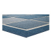 Modrý vonkajší koberec Universal Nicol Squares, 80 x 150 cm