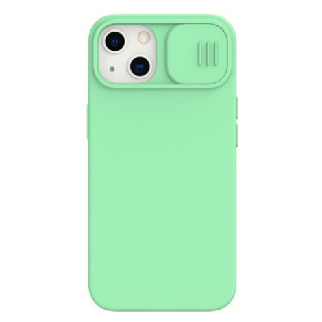 Silikónové puzdro na Apple iPhone 13 Pro Max Nillkin CamShield Silky zelené