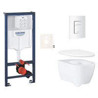 Závesný wc set do ľahkých stien / predstenová montáž Grohe Essence SIKOGRSESSCSH0