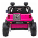 mamido Elektrické autíčko jeep Off-road Speed ​​4x4 ružové