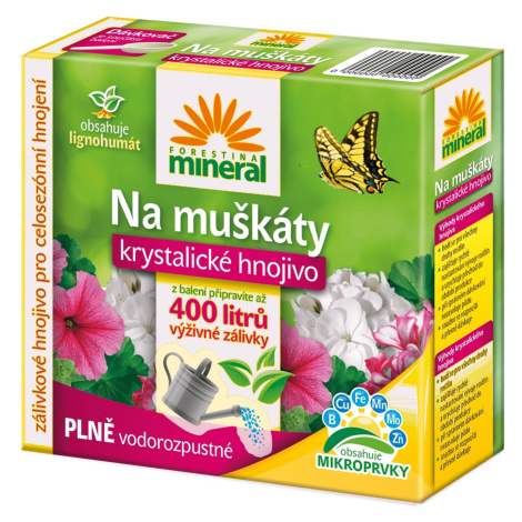 Forestina Hnojivo kryštalické s lignohumátom na muškáty 400 g