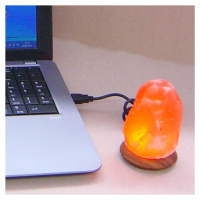 Soľná LED lampa Compus s USB na počítač a laptop