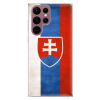 Odolné silikónové puzdro iSaprio - Slovakia Flag - Samsung Galaxy S22 Ultra 5G
