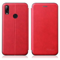 Apple iPhone 14 Pro Max, Bočné otváracie puzdro a stojan, Wooze Protect And Dress Book, červená