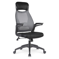 HALMAR Solaris kancelárska stolička s podrúčkami čierna / sivá
