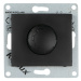 DOMO   Stmievač otočný LED 3 - 100W - čierna matná